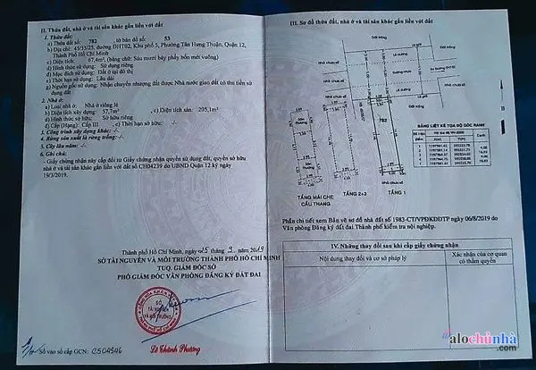 Bán Nhà số 45/35/25 Đường Đông Hưng Thuận 2, Phường Tân Hưng Thuận, Quận 12