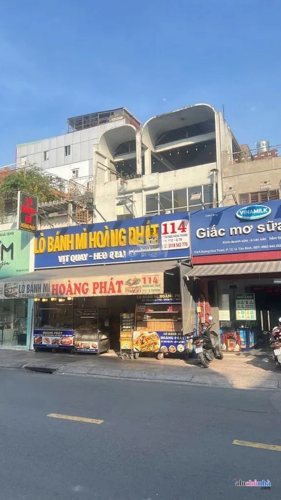 Cho Thuê  Nhà số 114 đường Hoàng Hoa Thám, Phường 12, quận Tân Bình