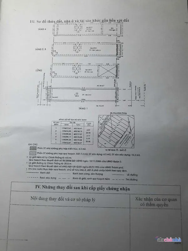 Bán Nhà số 70 đường Lý Chính Thắng, Phường Võ Thị Sáu, Quận 3