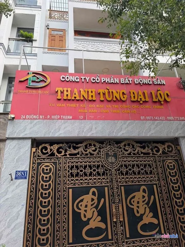 Bán  Nhà số 36 đường N1, phường Hiệp Thành, quận 12