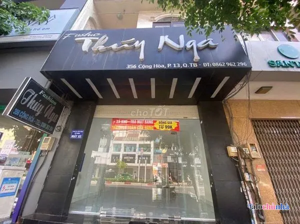 Cho Thuê Nhà số 356 Đường Cộng Hòa, Phường 13, Quận Tân Bình