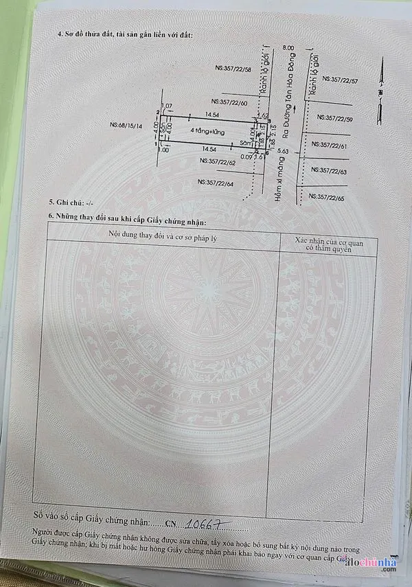 Bán Nhà số 357/22/60A Đường Tân Hòa Đông, Phường Bình Trị Đông, Quận Bình Tân