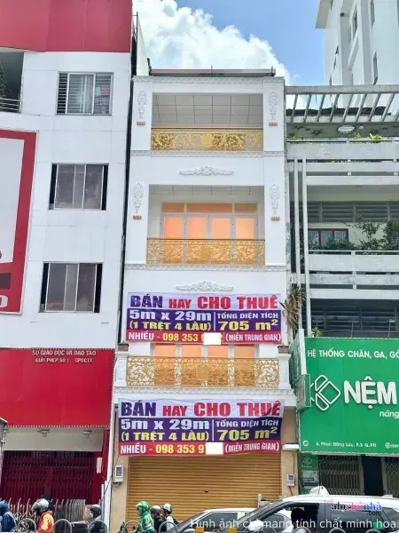 Cho Thuê  Nhà số 130B đường Phan Đăng Lưu, phường 3, quận Phú Nhuận