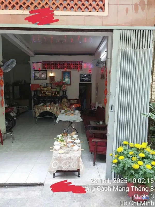 Bán Nhà số 322/4B đường Cách Mạng Tháng Tám, Phường 10, Quận 3