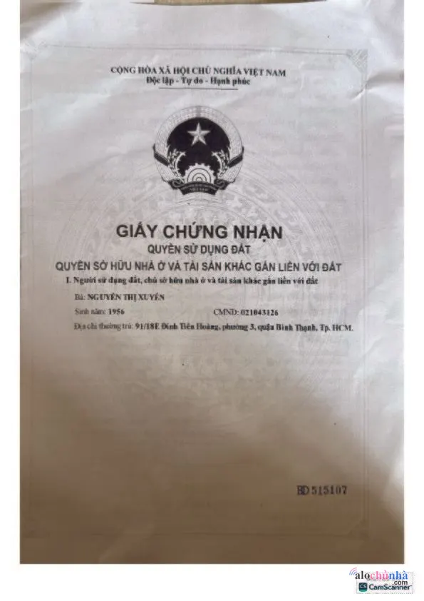 Bán Nhà số 481A-B Đường Lê Văn Quới, Phường Bình Trị Đông, Quận Bình Tân