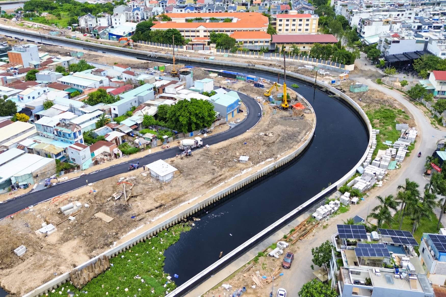 Hai b&ecirc;n rạch đ&atilde; được giải tỏa v&agrave; mở rộng