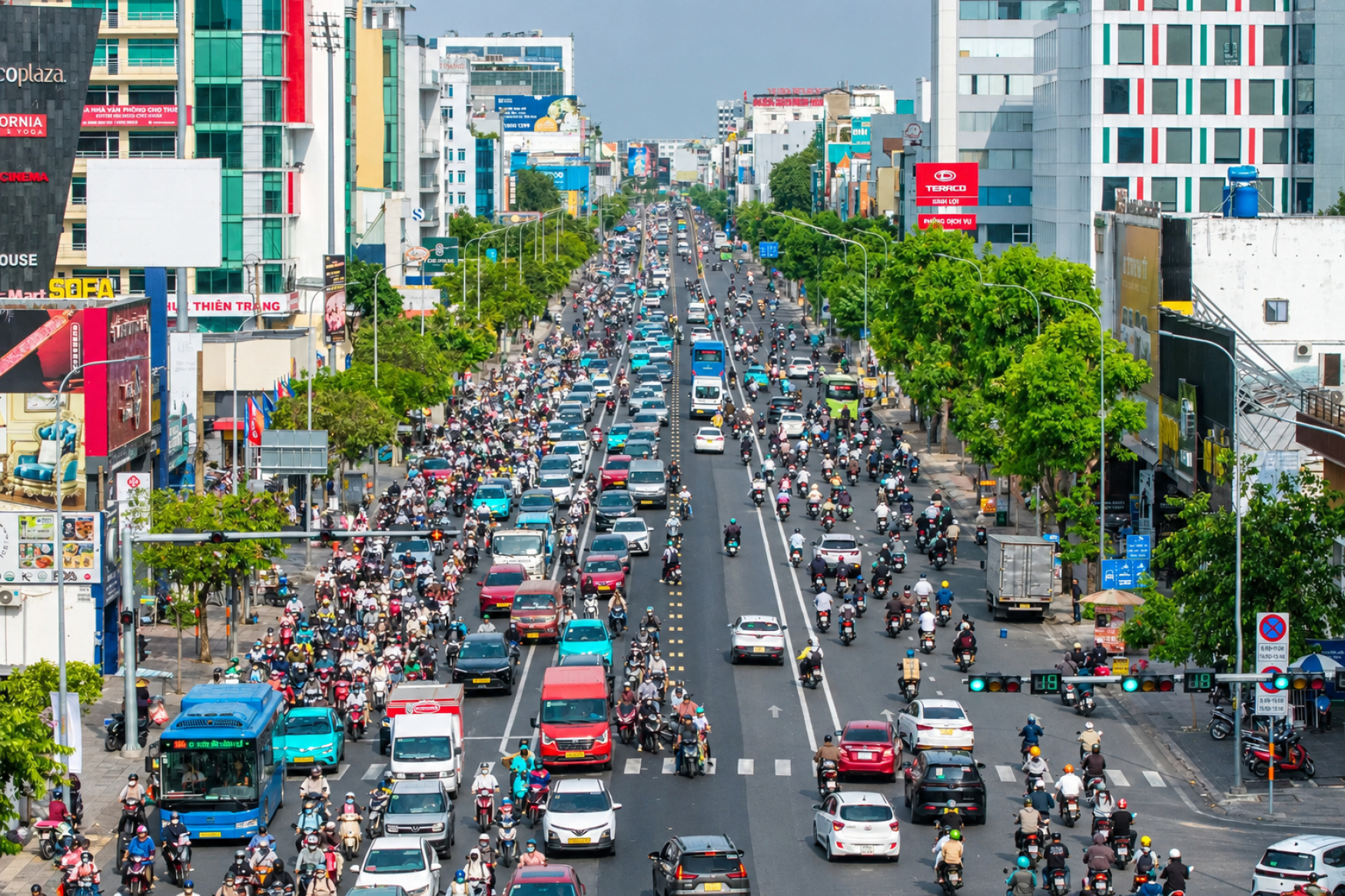 Đường Cộng H&ograve;a c&oacute; lưu lượng người qua lại cao n&ecirc;n kinh doanh tốt
